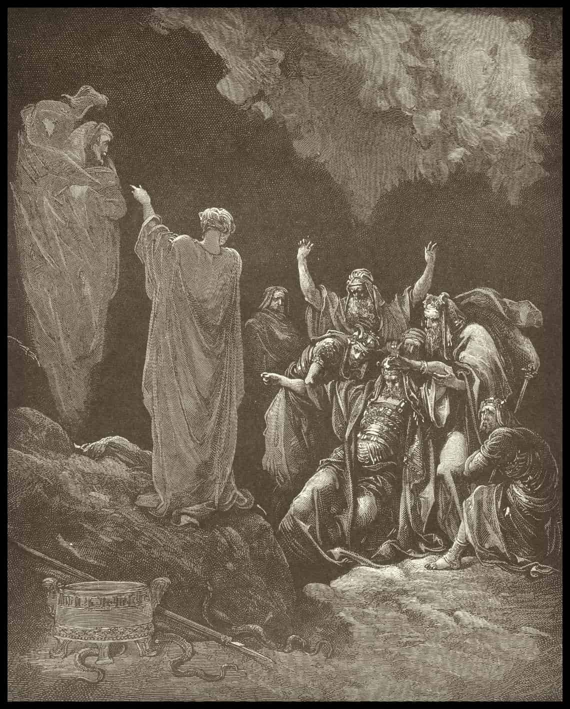 Saul et la sorcière d'endor