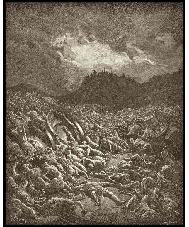 The ammonite and moabite armies are destroyed