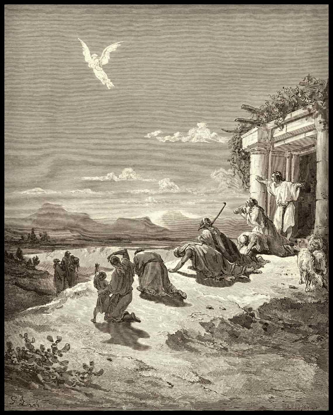 L'ange raphael et la famille de tobit