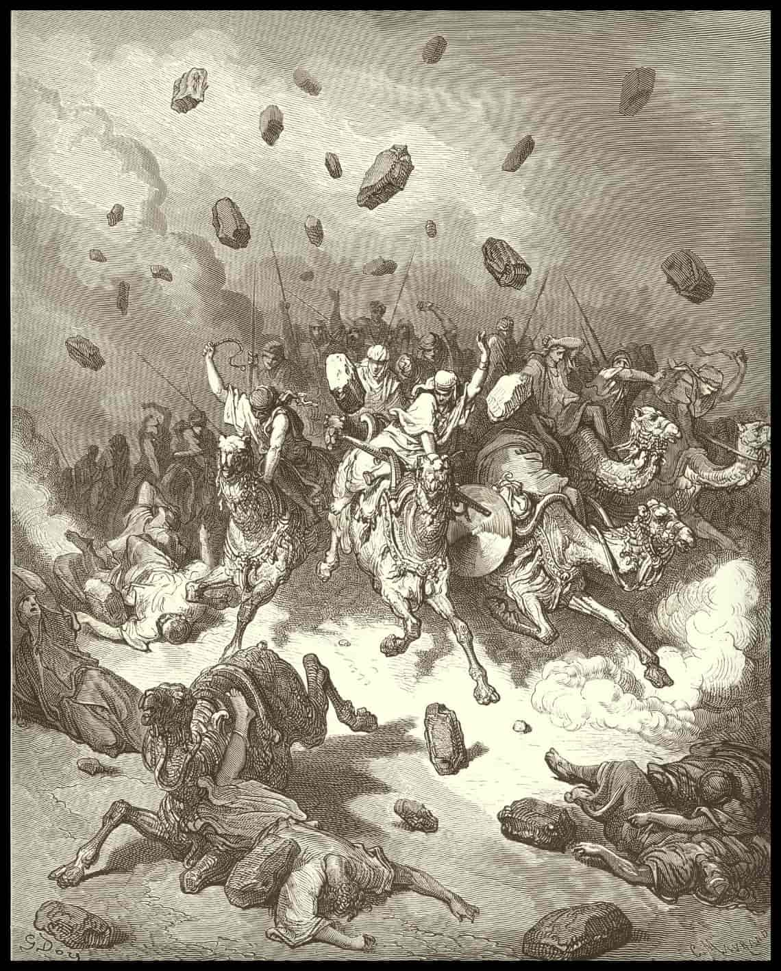 L'armée des amorites est détruite