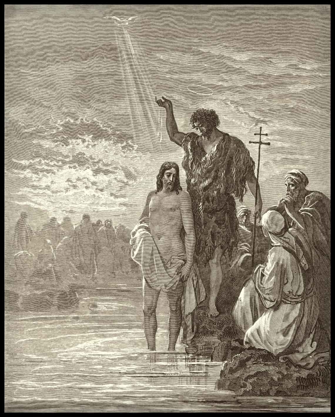 Le baptême de Jésus