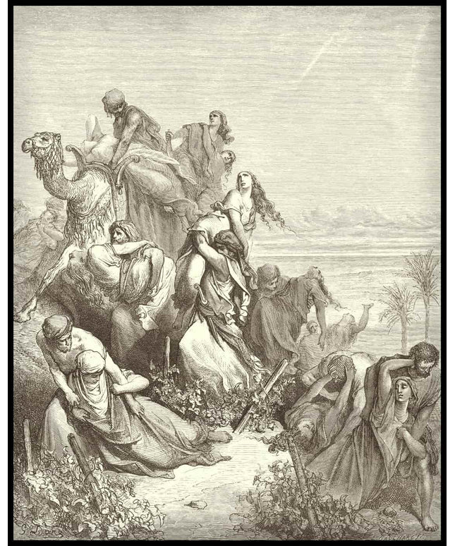 The benjamites take the virgins of jabesh gilead
