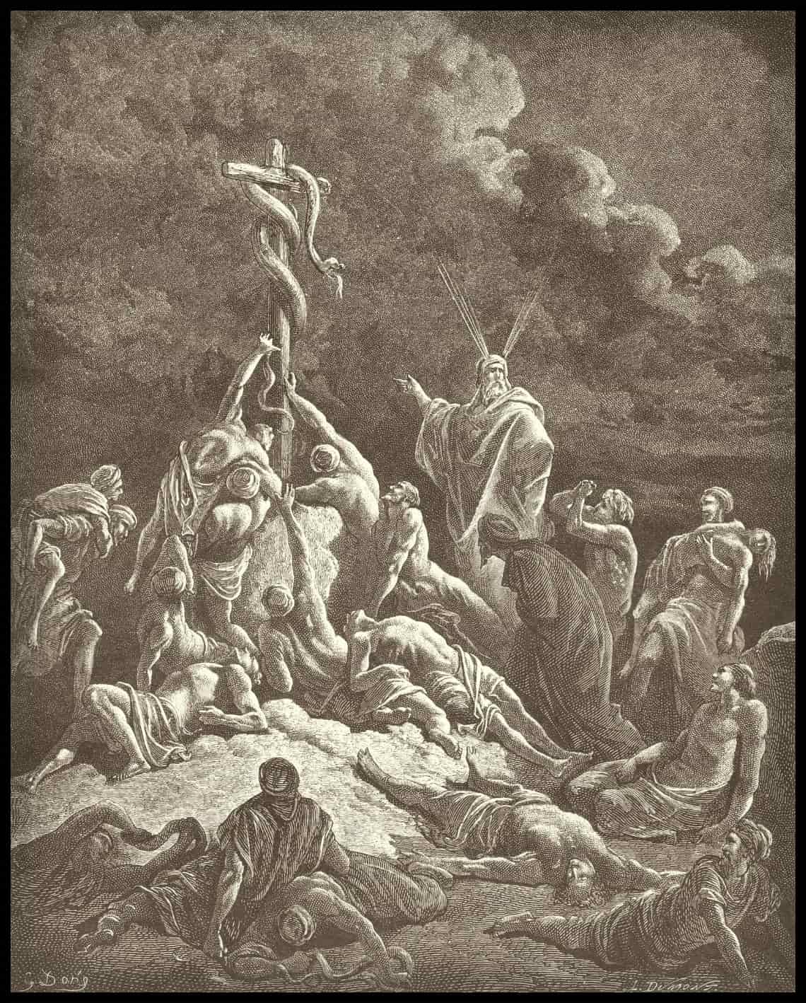 Le serpent de bronze