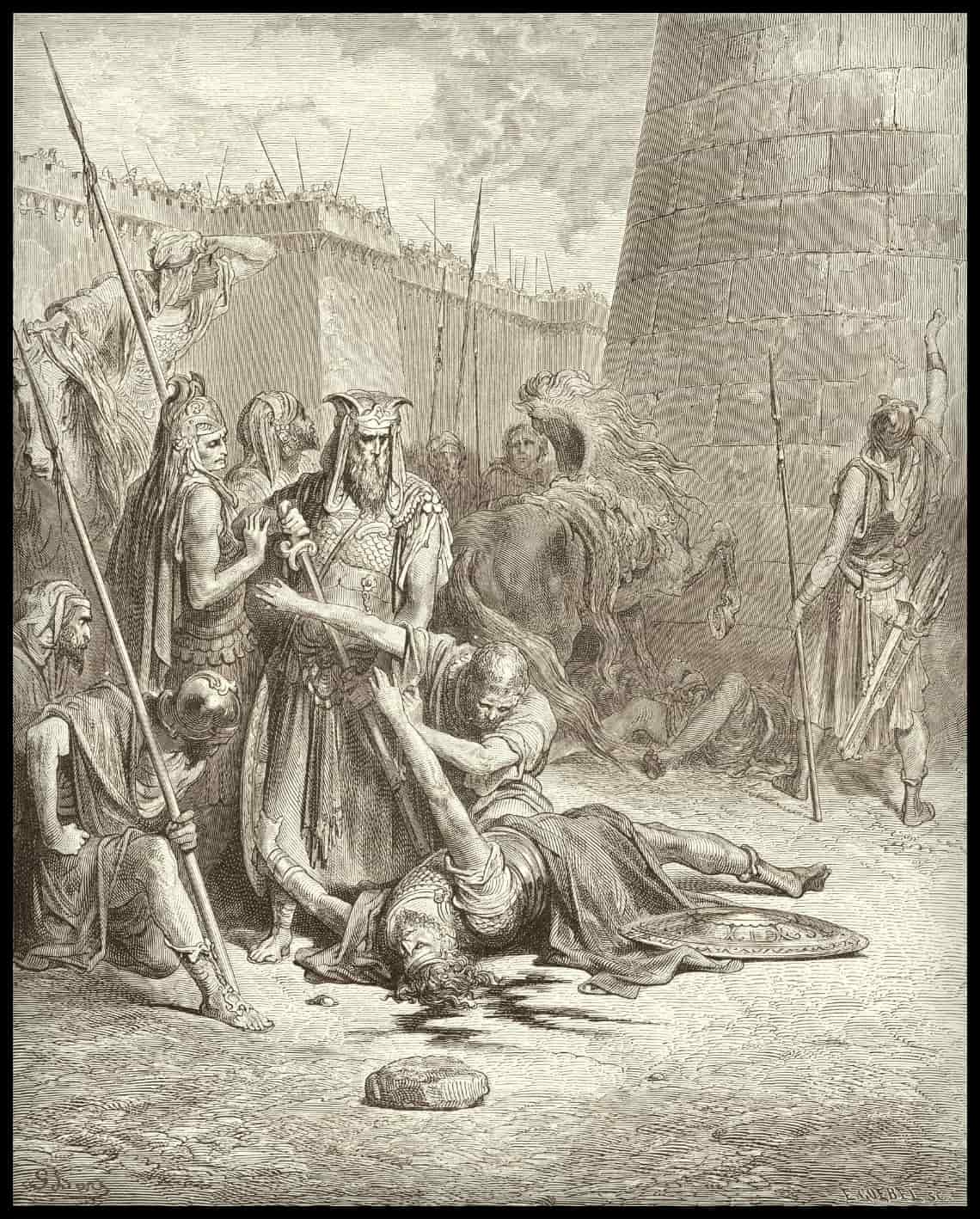 La mort d'abimelech