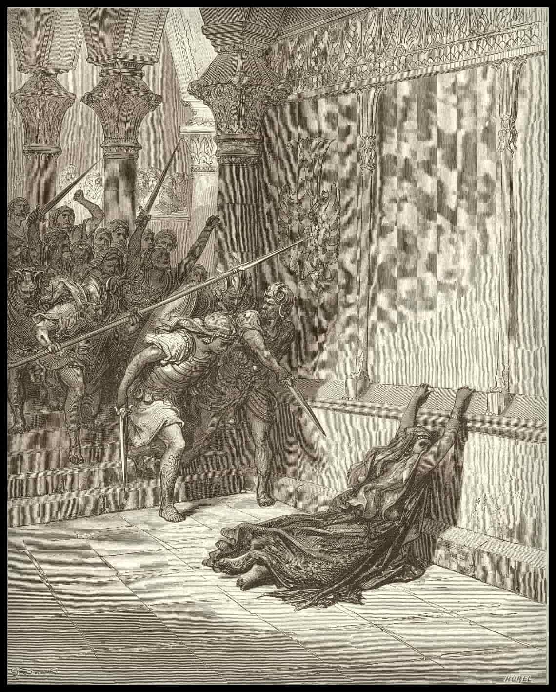 La mort d'athaliah