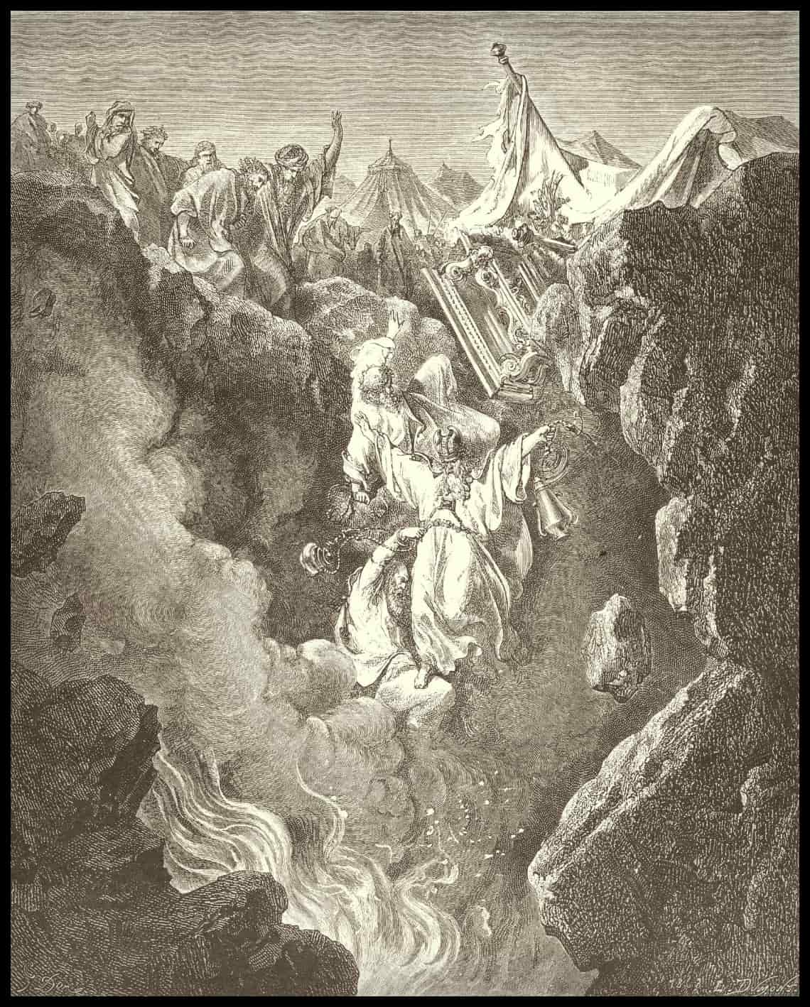 La mort de korah dathan et d'abiram