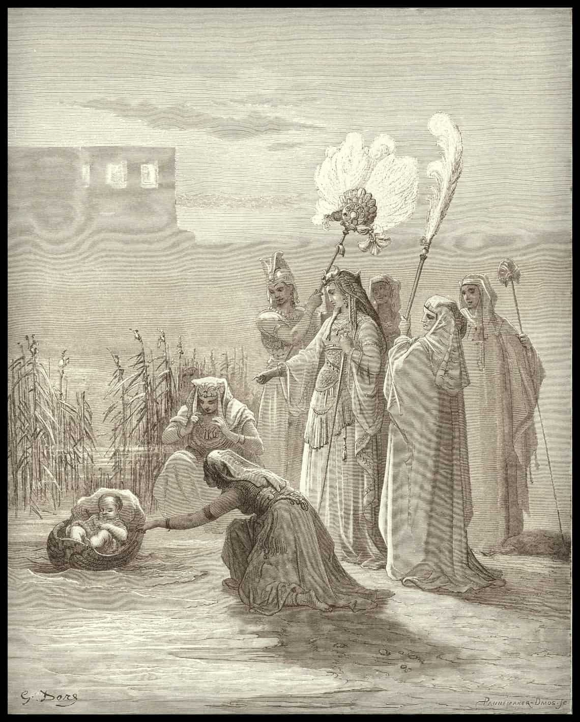 La découverte de Moïse