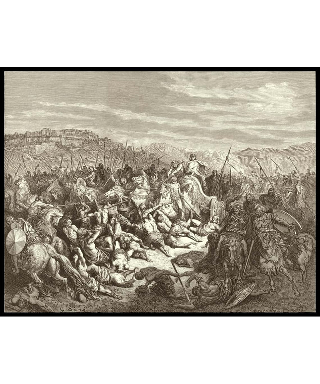 The israelites slaughter the syrians