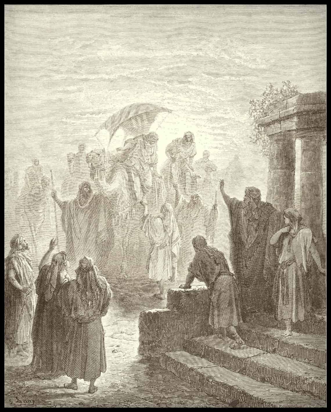 La rencontre d'Isaac et de Rebecca