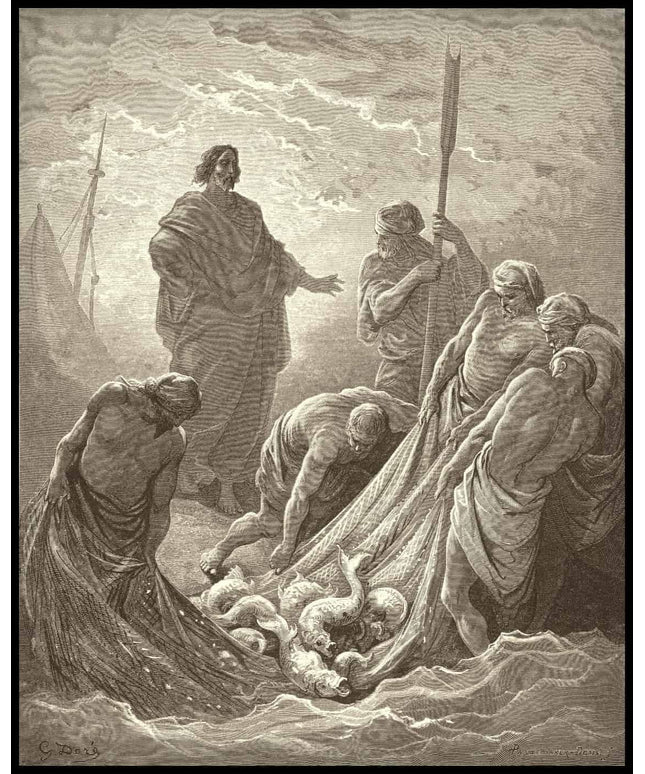 The miraculous catch of fish