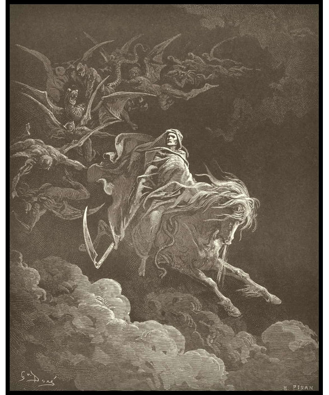 The pale horse of death