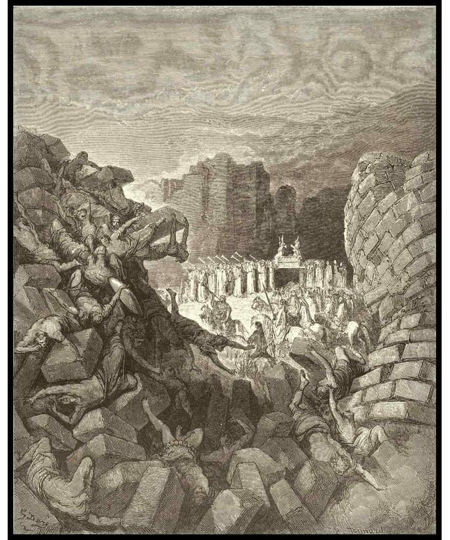 The walls of jericho fall down