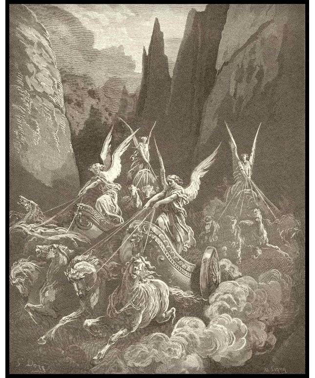 Zechariahs vision of four chariots